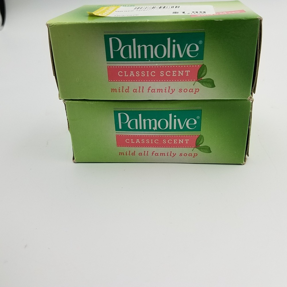 Palmolive Bath Bar Mild All Family Soap, Classic Scent 3.20 oz,  2 Pack  Lot4196